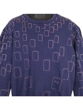 Recon Futura Stash Sweatshirt Mens Size 2XL Purple RIP Cemetery Headstones